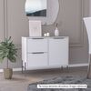 Buffet TuHome White Collection 2 Cajones Blanco