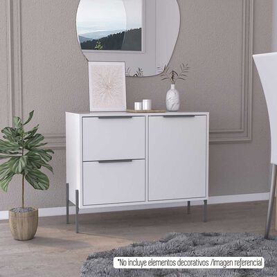 Buffet TuHome White Collection 2 Cajones Blanco