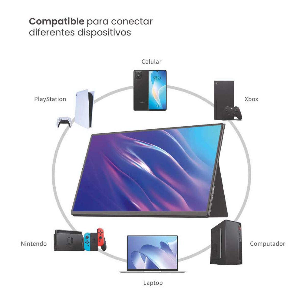 Monitor Portátil Levo ViewGo 15,6" FHD