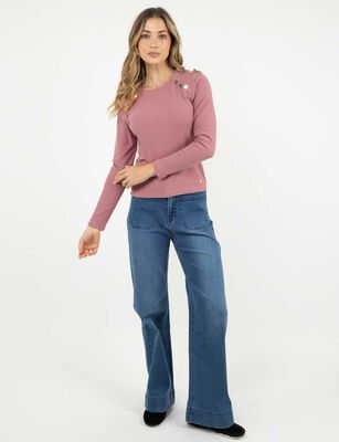 Imagen 2 del producto Polera Manga Larga Mujer Zibel Rosado