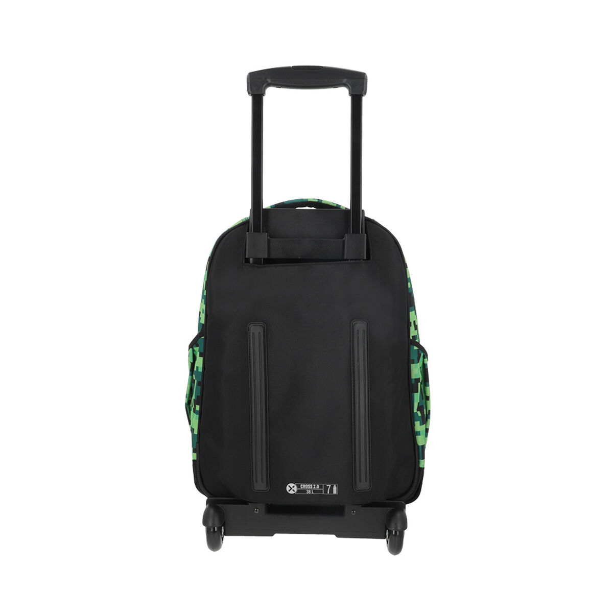 Mochila con ruedas Xtrem Cross 2.0 5XT Pixels Verde
