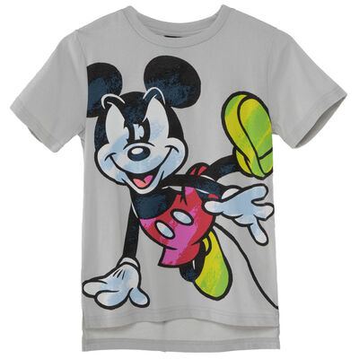 Polera Manga Corta de Algodón Niño Mickey