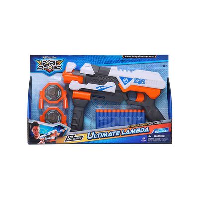 Set Lanzador, 12 Dardos Foam Happy Line