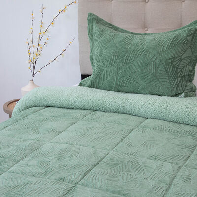 Cubrecama Doral 1,5 Plazas Verde Outboss Sherpa