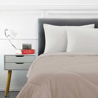 Plumón Soft Touch Zibel 2 Plazas Mora, Verde, Cafe