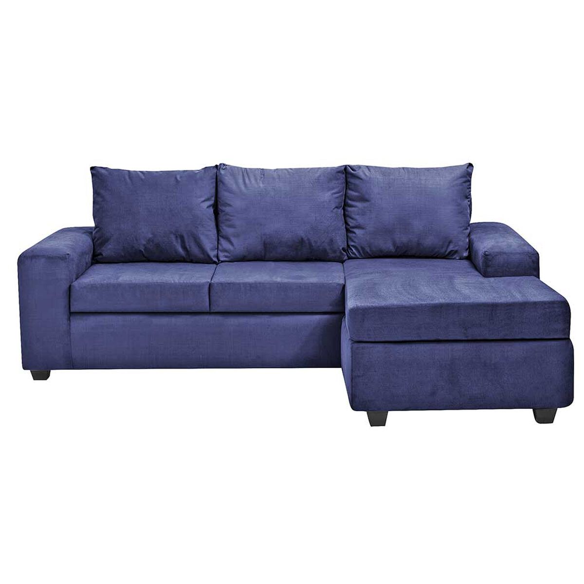Sofá Seccional Innovamuebles Kahlo 4 Cuerpos Azul