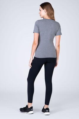 Imagen 2 del producto Polera Manga Corta Mujer Everlast Charcoal, Negro, Rojo