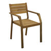 Juego de Comedor para Terraza Vekkahome Zaniah 6 Sillas Café