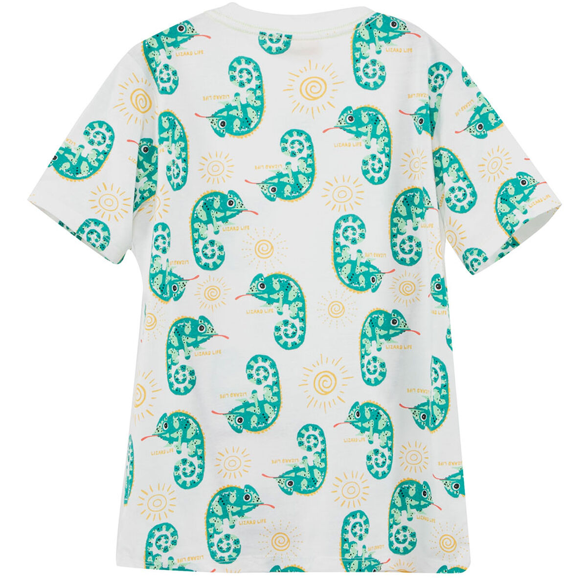 Polera Estampada Manga Corta Ni&ntilde;o Chess