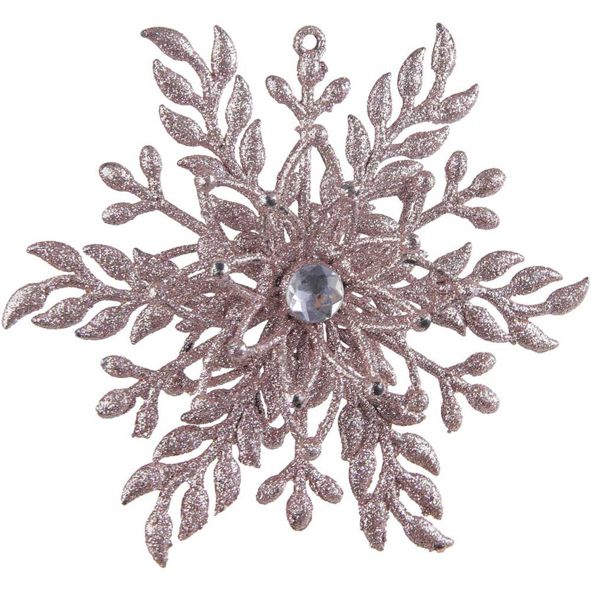 Adorno para Árbol de Navidad Copo de Nieve Casanova Rose 14 cm