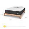 Cama Europea CIC King OAK Lux + 2 Almohadas