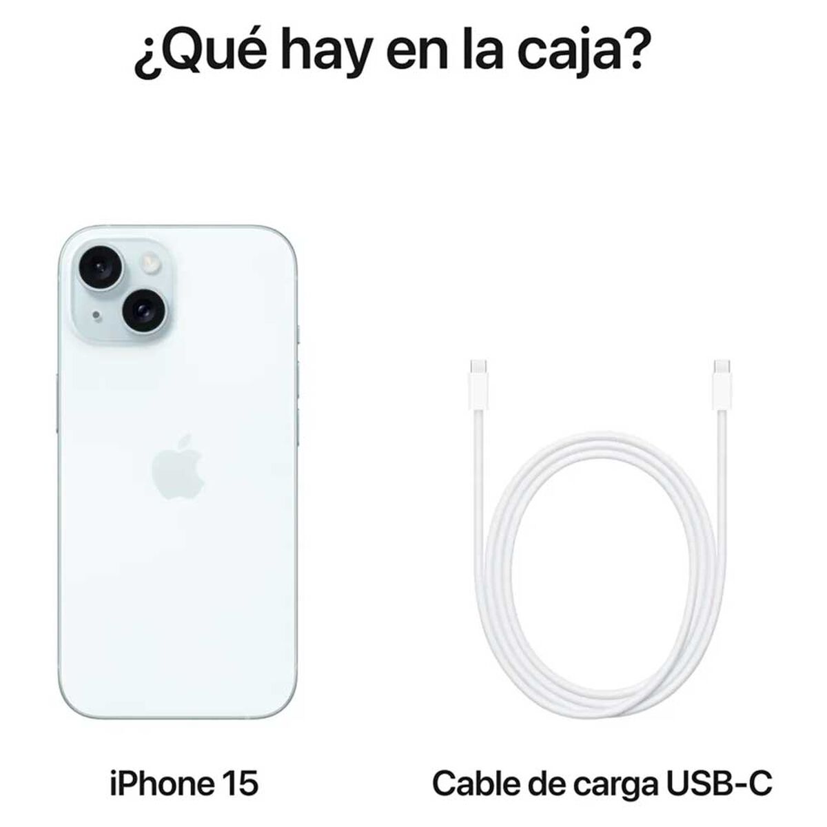 Celular Apple iPhone 15 128 GB 6,1" Azul