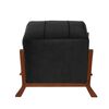 Pouf Latam Home Marsella Tela Velvet Negro