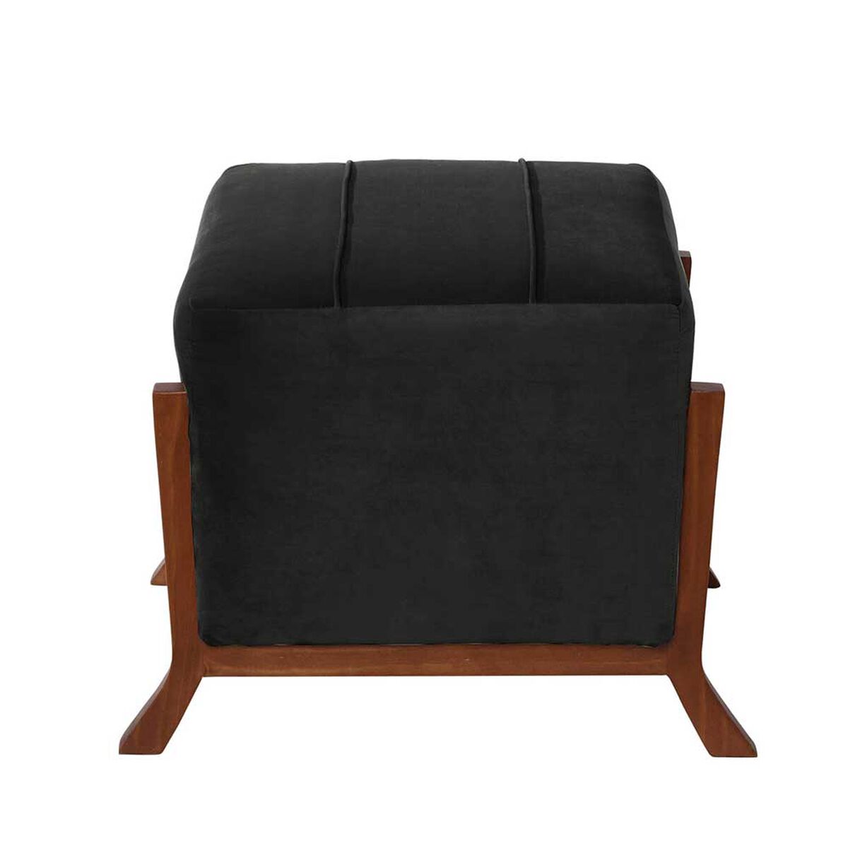 Pouf Latam Home Marsella Tela Velvet Negro