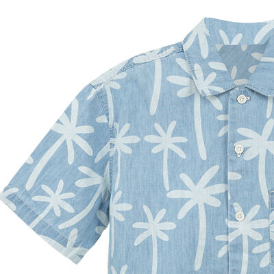 Imagen 2 del producto Camisa Manga Corta Niño Chess Denim