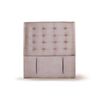 Respaldo Latam Home 1 Plaza Napoles Cuero Gris