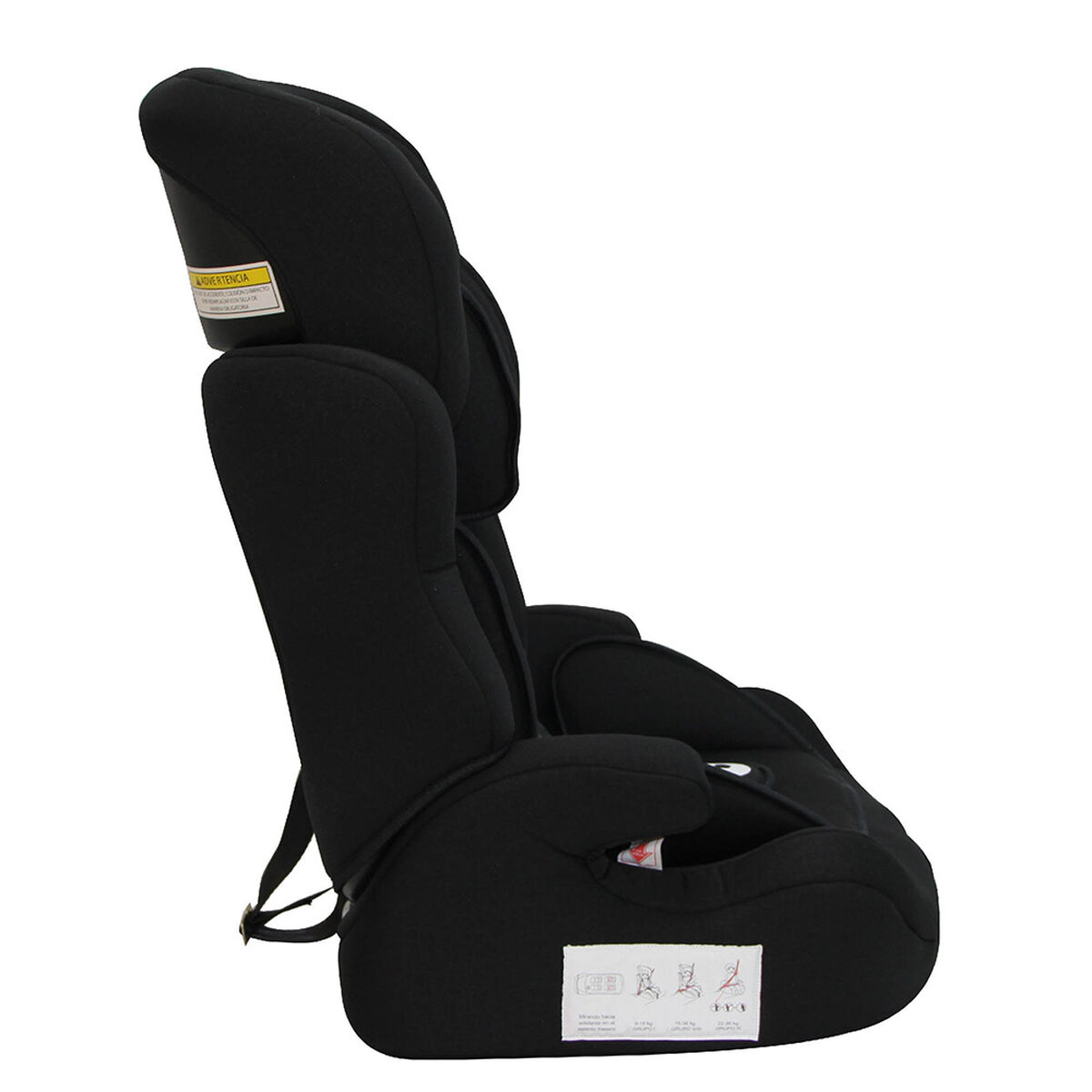 Silla de Auto Butaca Alzador de 9 a 36 Kg RS-3820 Negro