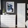 Combo Exit Closet 2P 4C + Comoda 10C Caf&eacute; Beige