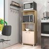 Mueble Multiuso Altavision DALLAS CAR 2 Puertas Café Blanco