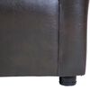 Juego de Living Muebles America Santa Fe Sofá 3 Cuerpos + Dos Sillones 1 Cuerpo Café Moro
