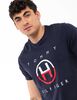 Polera De Pijama Algodón Estampada Manga Corta Hombre Tommy Hilfiger