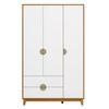 Clóset Vekkahome Ipe 3 Puertas 2 Cajones Café