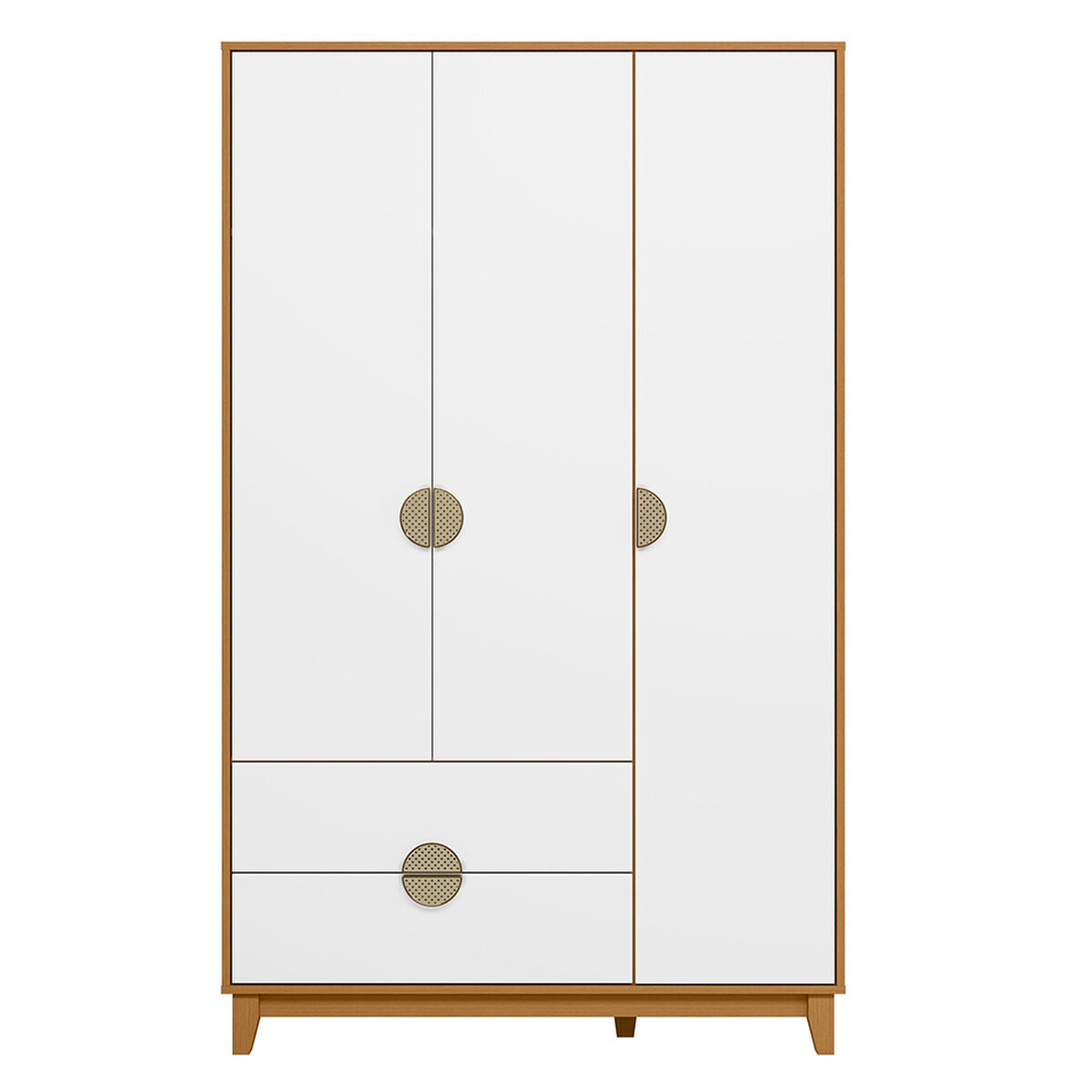 Clóset Vekkahome Ipe 3 Puertas 2 Cajones Café