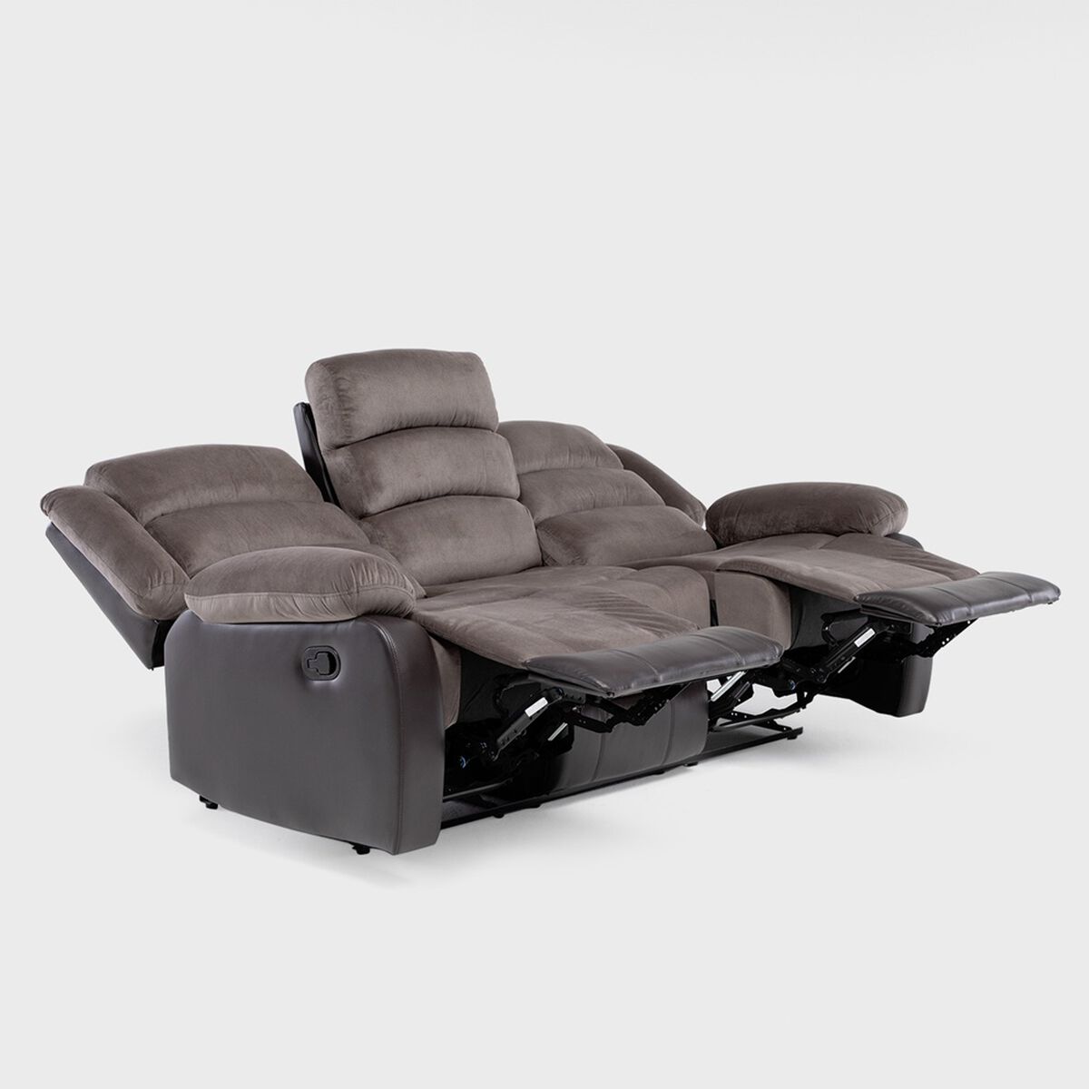 Sofá Daniels 8040SBR 3 Cuerpos Café