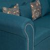 Juego de Living Essenza Amparo Sofá 3 Cuerpos + Dos Sillones 1 Cuerpo Turquesa