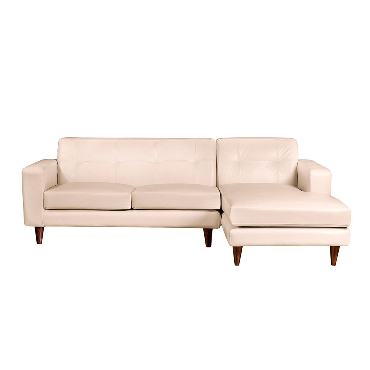 Sof&aacute; Seccional Derecho Latam Home Salerno 3 Cuerpos Beige