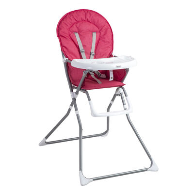 Silla de Comer Plegable Vectra Rosada Bebesit
