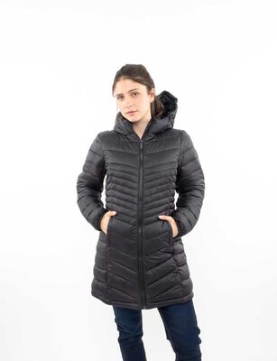 Imagen 1 del producto Parka Larga Mujer Icono Negro