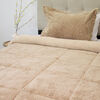 Cubrecama Doral 1,5 Plazas Beige Outboss Sherpa