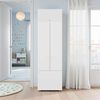 Combo Closet Tuhome 4 Puertas + M&oacute;dulo Superior Dreams Blanco