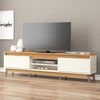 Rack TV Exit Texas Hasta 85" Beige Roble