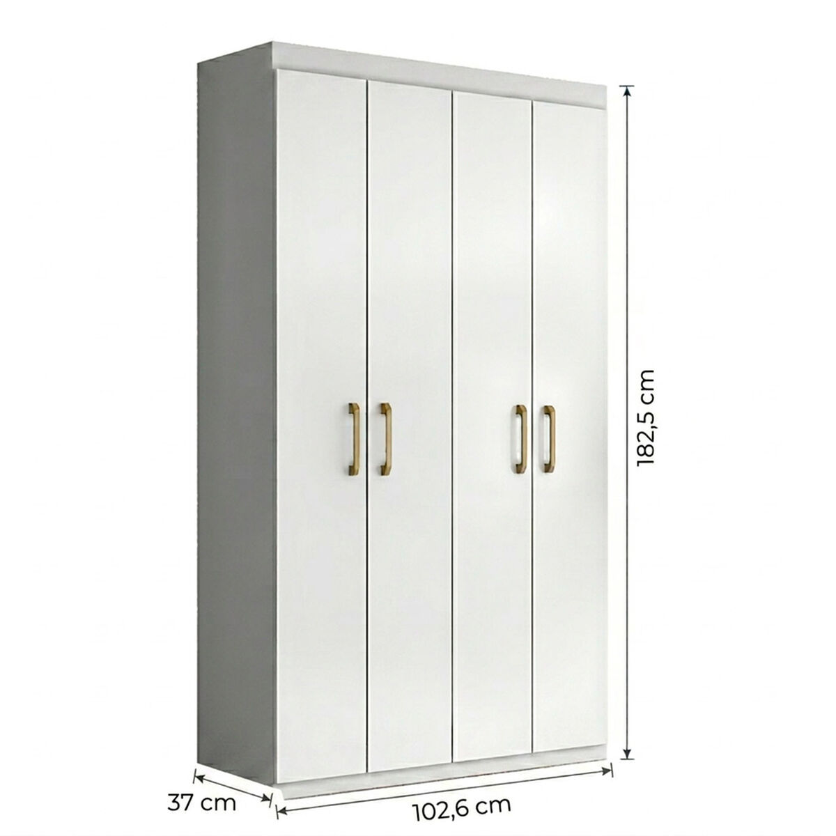 Closet Onessta Multiuso 4 Puertas Blanco