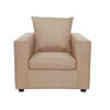 Juego de Living Innovamuebles Marco Sofá 3 Cuerpos + Dos Butacas 1 Cuerpo Beige