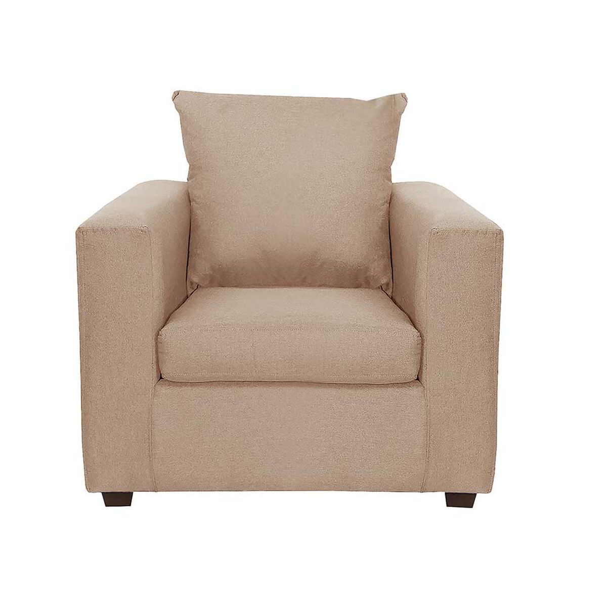 Juego de Living Innovamuebles Marco Sofá 3 Cuerpos + Dos Butacas 1 Cuerpo Beige