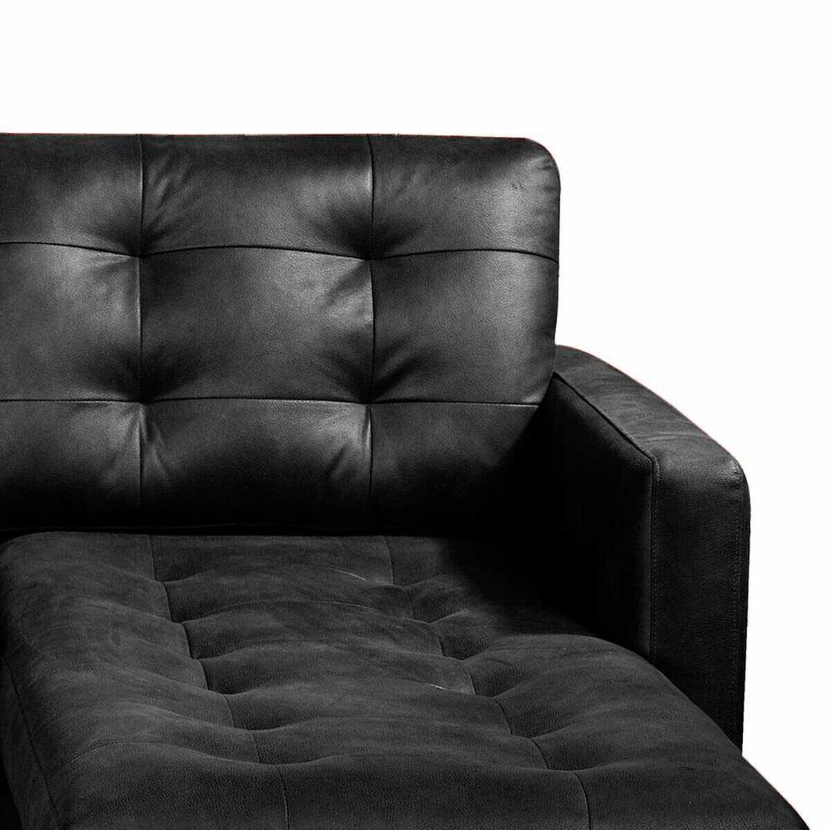 Sof&aacute; Cuero Latam Home N&aacute;poles Chaise Longue 2 Cuerpos Derecho