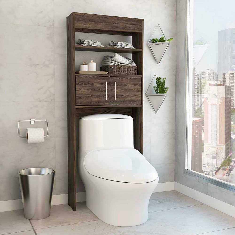 Optimizador de Baño TuHome Madrid 2 Puertas Coñac