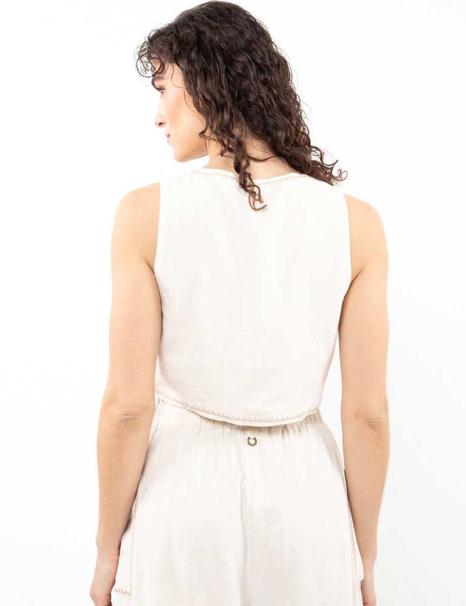 Blazer Gillette Lino Mujer Alma