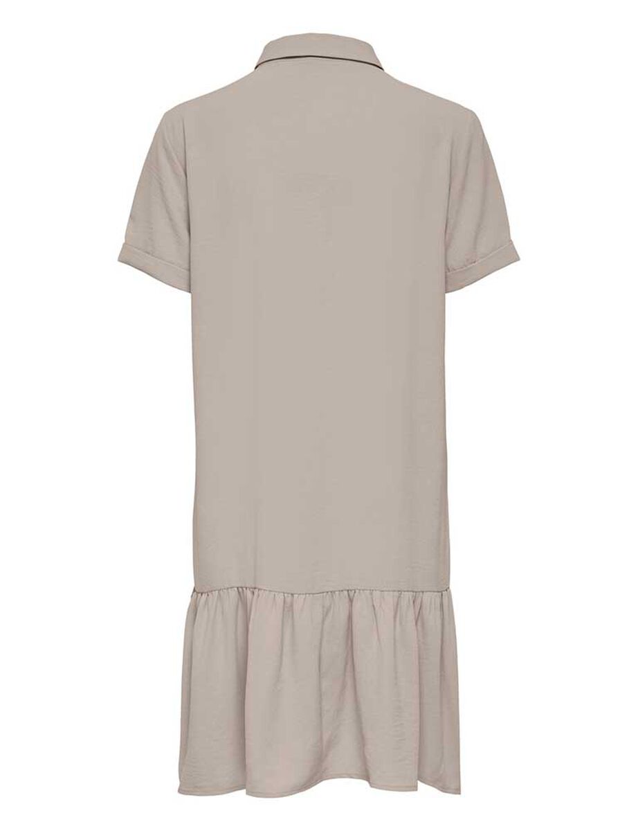 Vestido Corto Manga Corta Cuello Botones Mujer Jacqueline De Yong