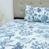 Quilt Doral Hotpress Estampado 1,5 Plazas Floral