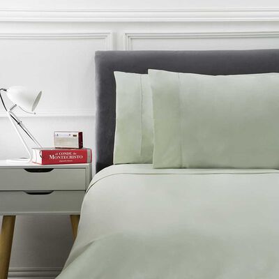 Imagen 1 del producto Juego de Sábanas Liso Dreams 180 Hilos King Green