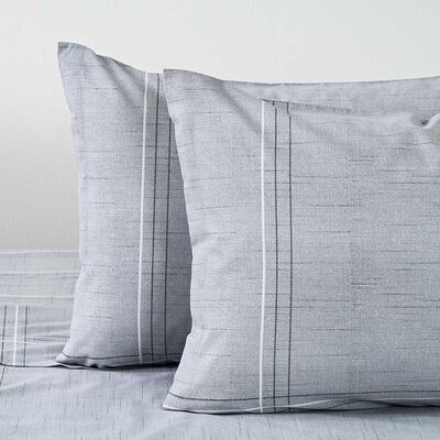 Imagen 2 del producto Juego de Sábanas American Family King Cuadra 144 Hilos Gris