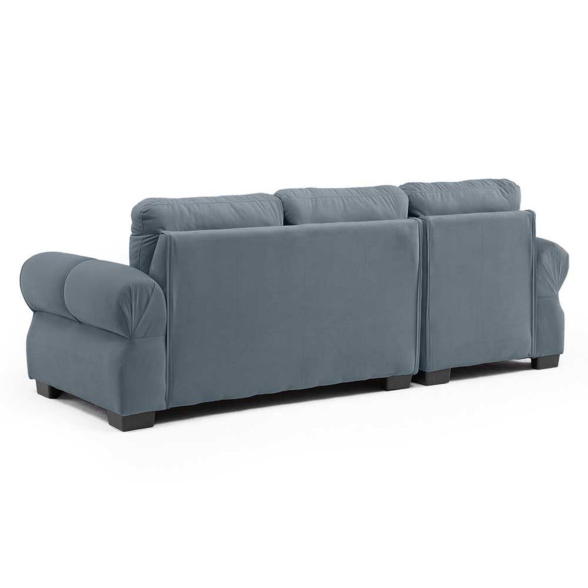 Sof&aacute; Seccional Living Factory Oregon 4 Cuerpos Gris