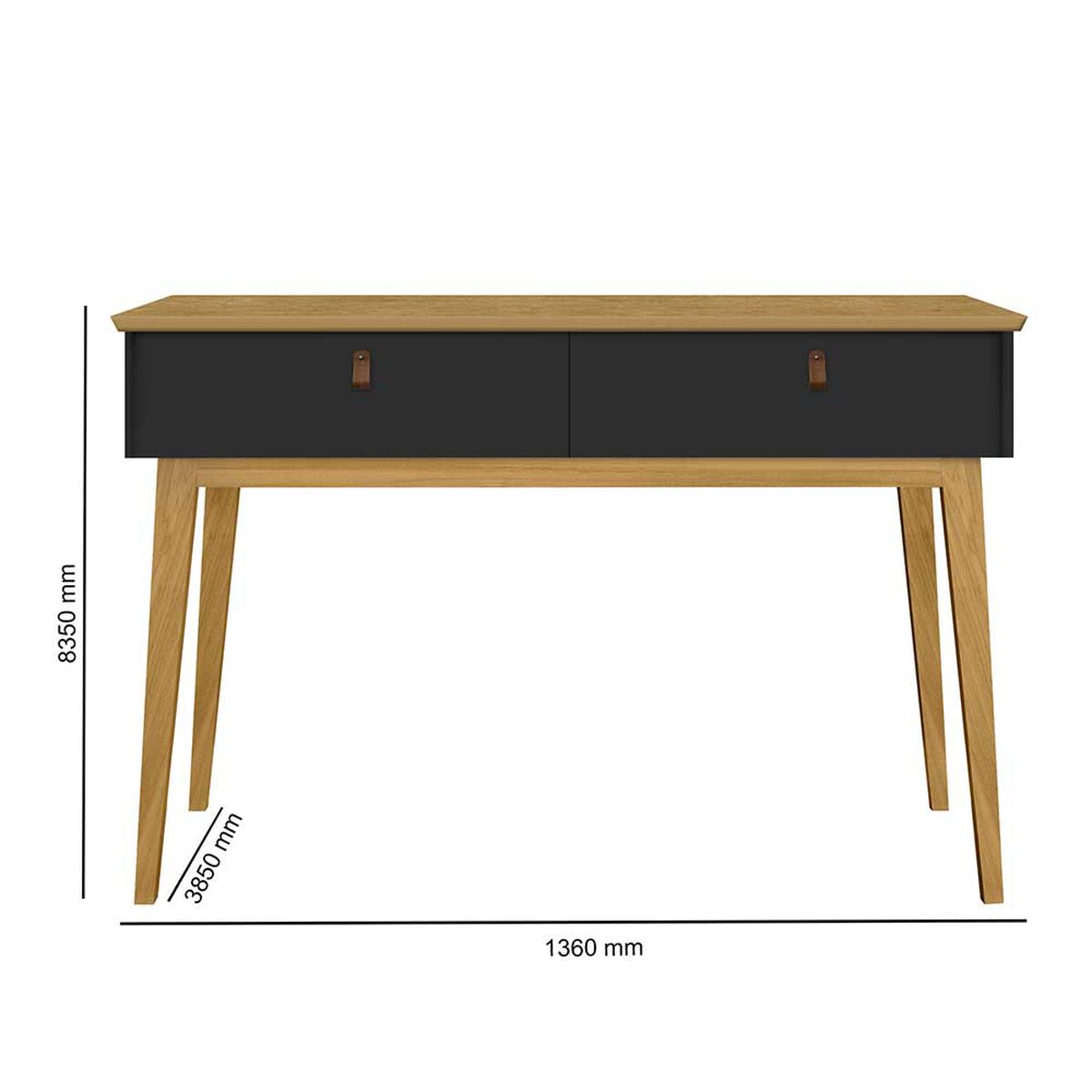 Mesa de Arrimo Casanova Absolut Negro