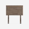 Cama Europea Rosen 1,5 Plazas Art 4 + Respaldo + Velador Sicilia