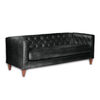 Sof&aacute; Latam Home Brescia 3 Cuerpos Negro