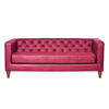 Sofá Latam Home Brescia 3 Cuerpos Rojo